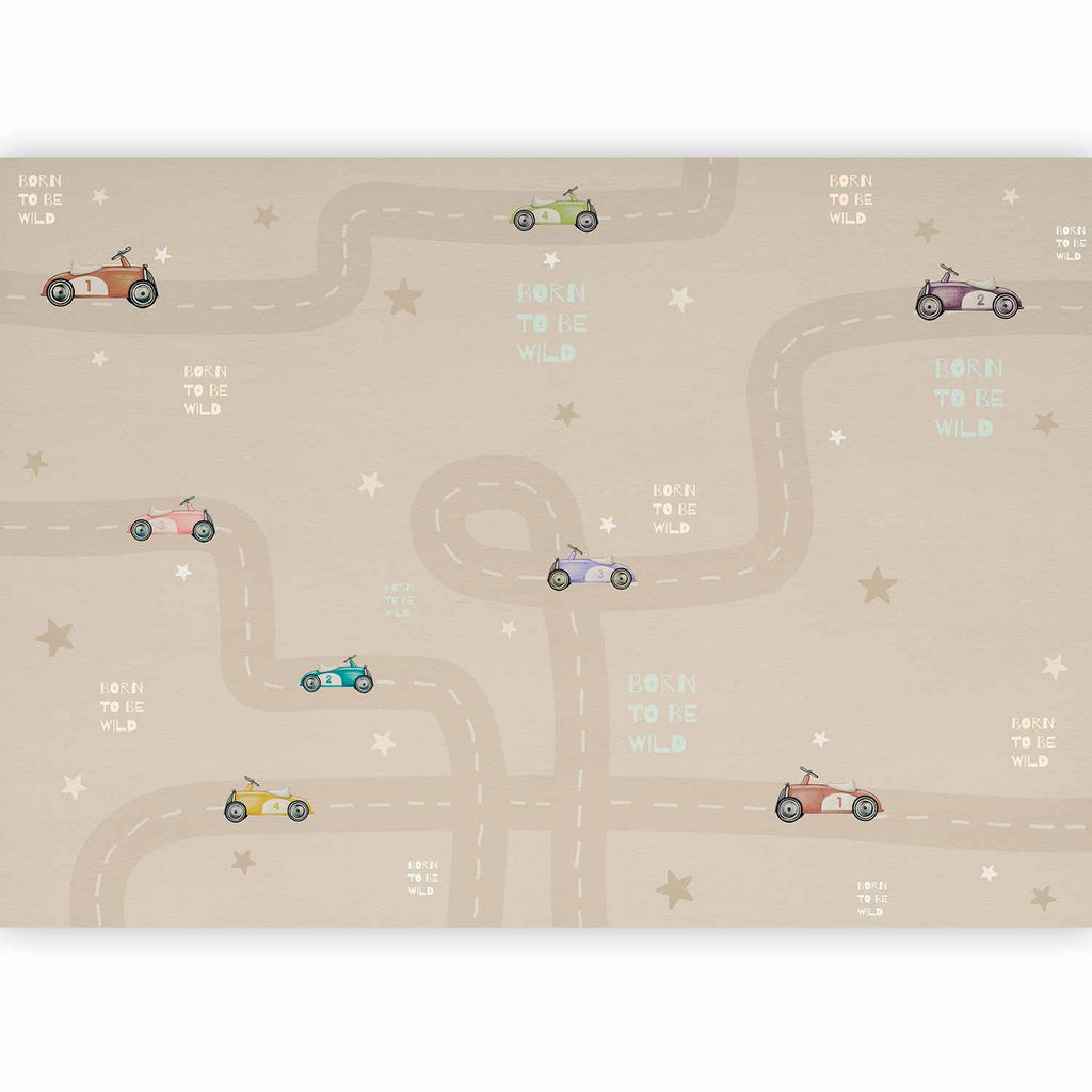 Wall Mural Racing Cars for Kids
