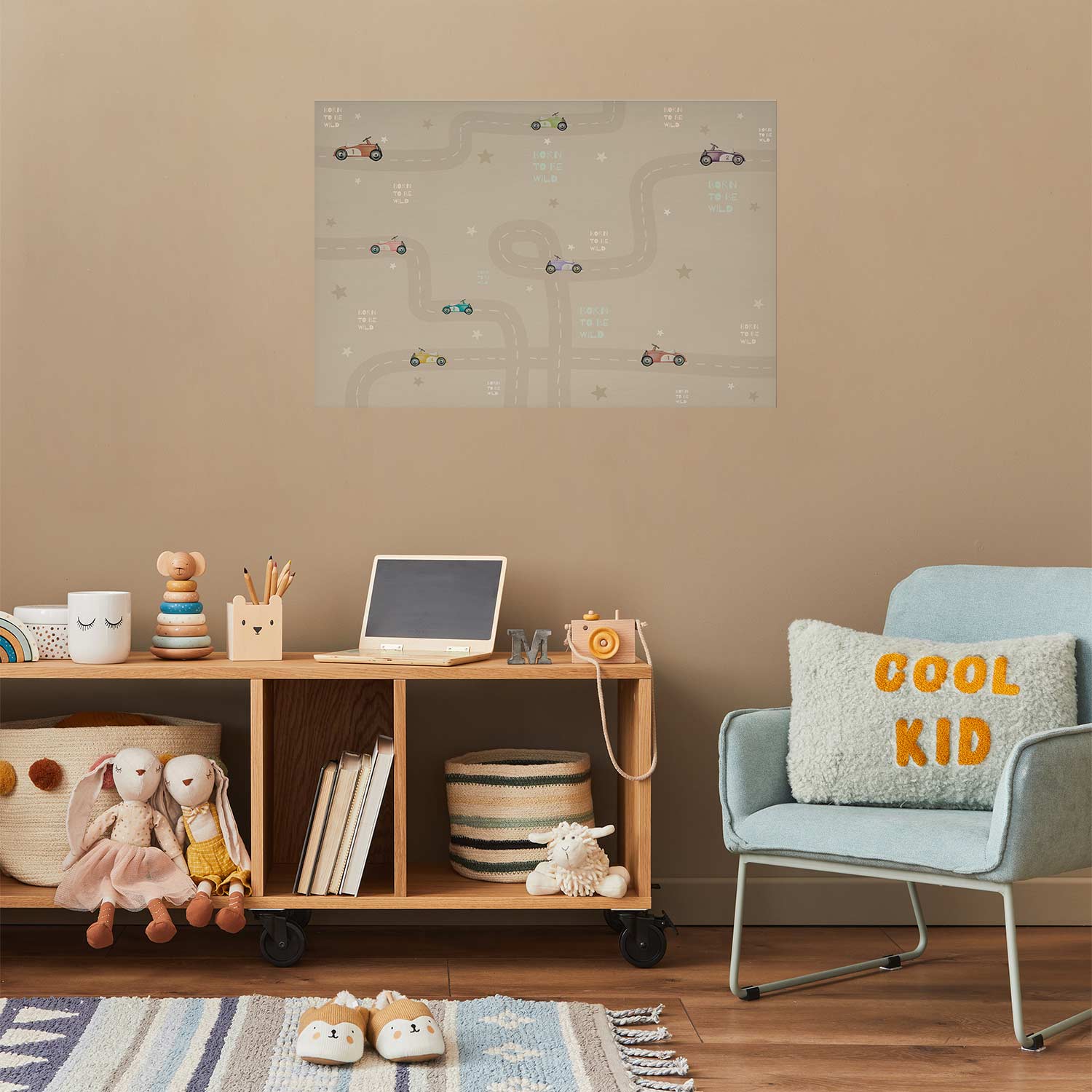 Racing Cars Kids Poster