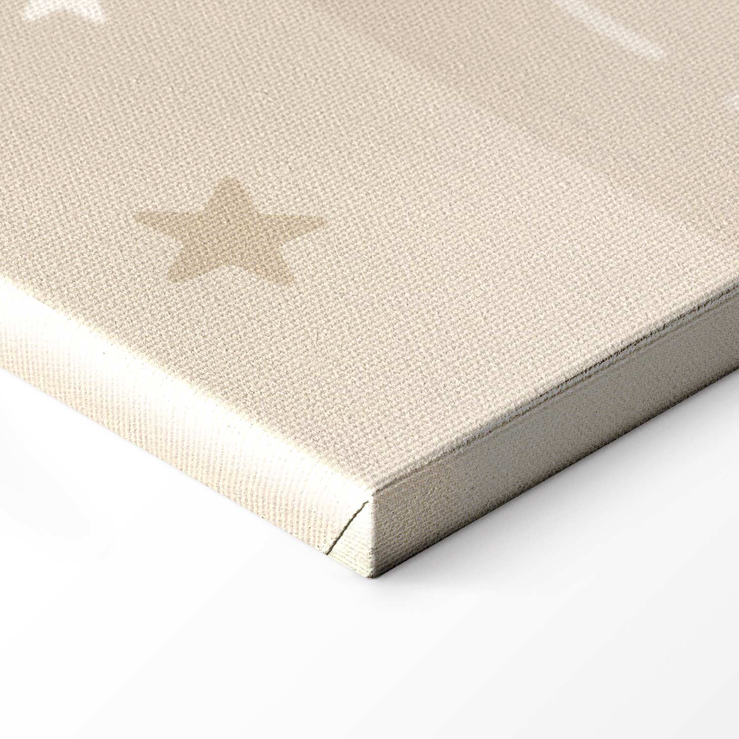 Colorful Race Cars on Beige Canvas Print