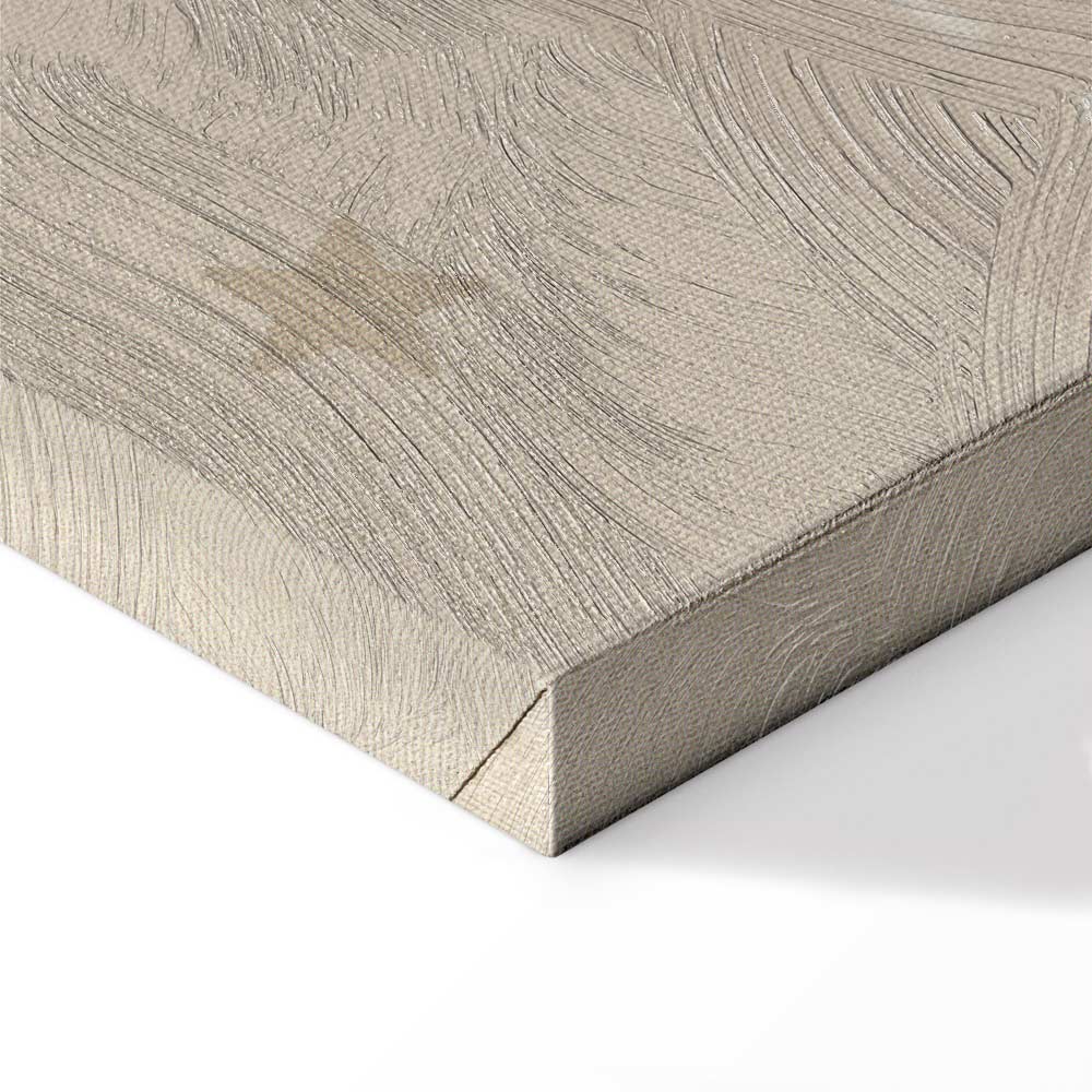 Colorful Race Cars on Beige Canvas Print