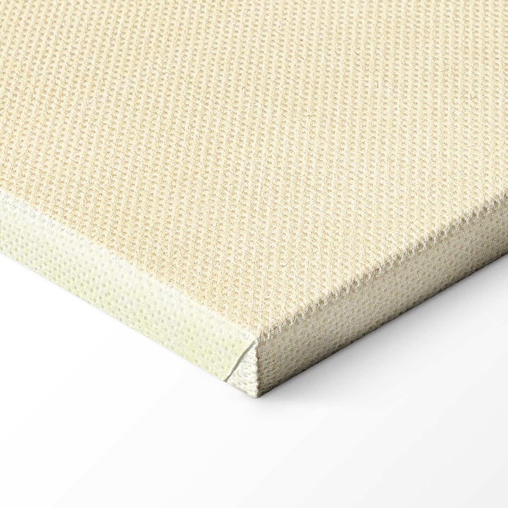 Hummingbirds Spring Orchard Beige Canvas Print