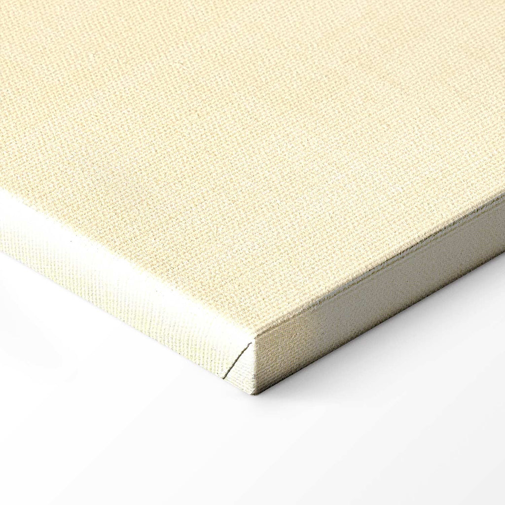 Hummingbirds Spring Orchard Beige Canvas Print