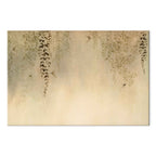 Hummingbirds Spring Orchard Beige Canvas Print