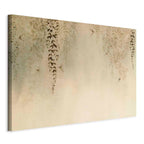 Canvas Print - Spring Orchard with Hummingbirds Beige Shades