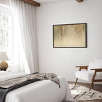 Canvas Print - Spring Orchard with Hummingbirds Beige Shades