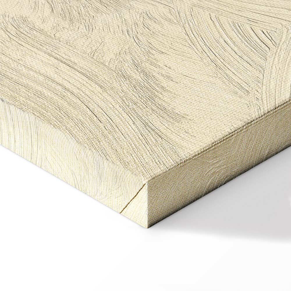 Hummingbirds Spring Orchard Beige Canvas Print