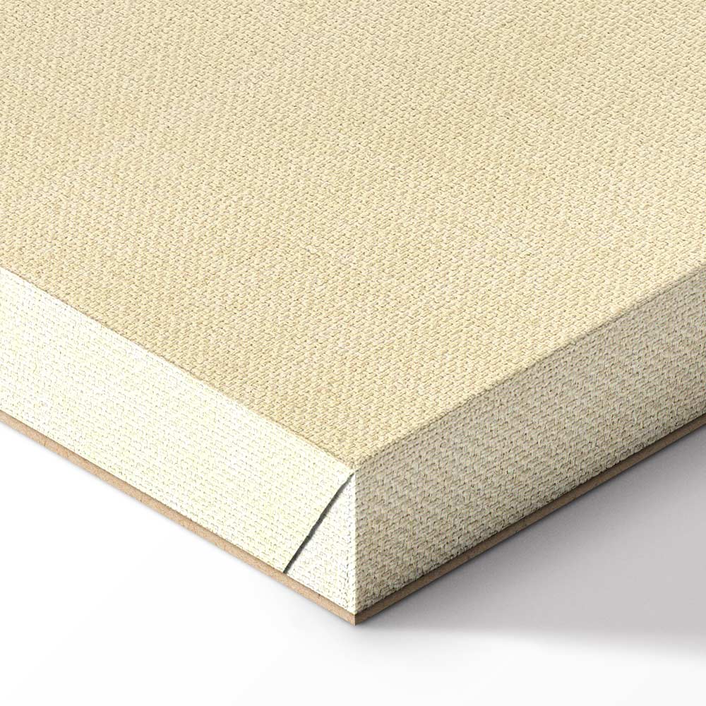 Hummingbirds Spring Orchard Beige Canvas Print