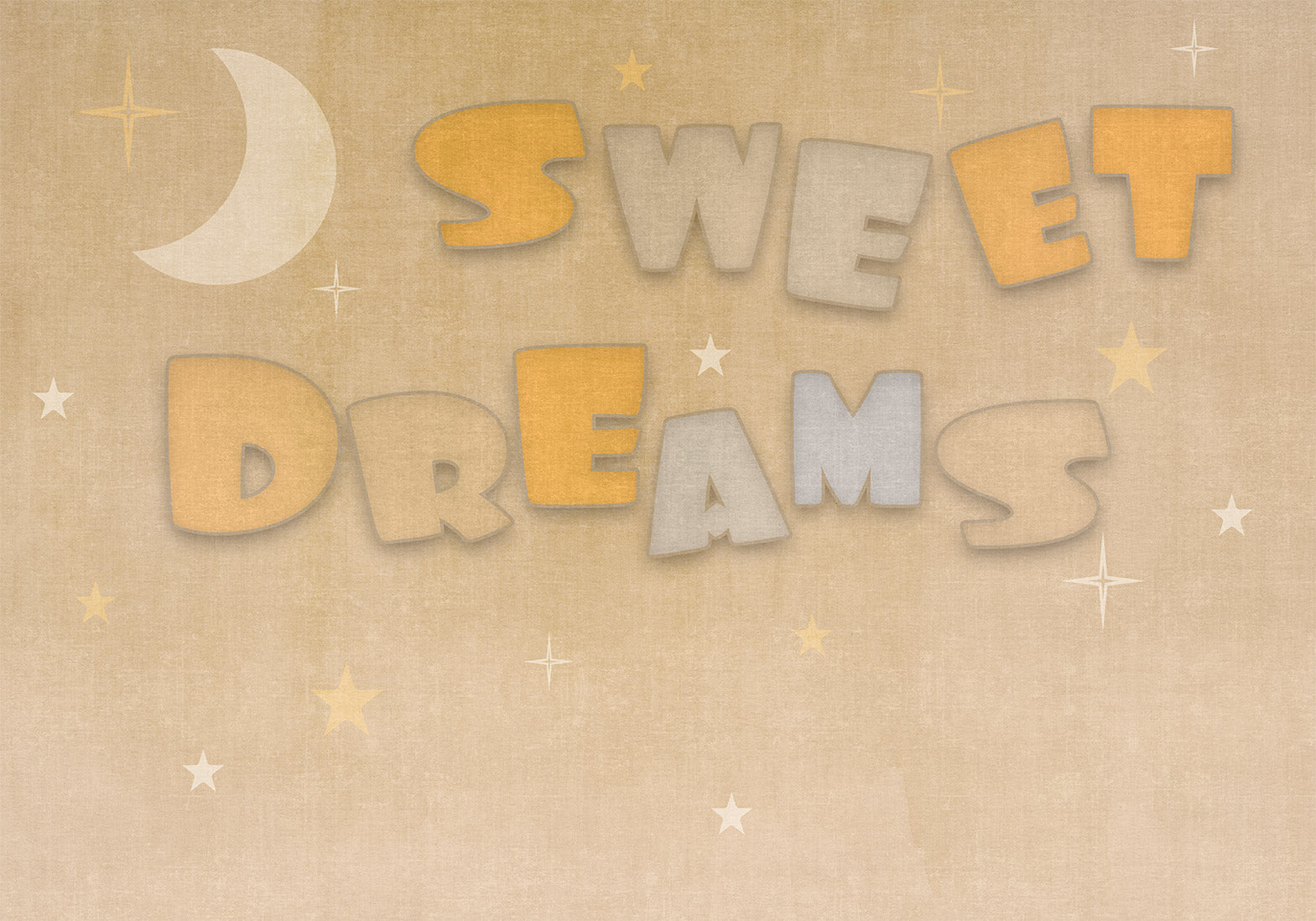 Wall Mural for Children - A Wish for a Good Night