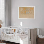 Good Night Wish Beige Kids Poster