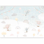 Wall mural Adventure Among the Clouds for Children