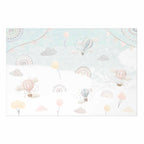 Cloud Adventure Beige Kids Poster