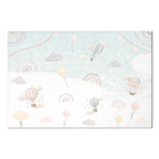 Subdued Hot Air Balloons Sky Canvas Print