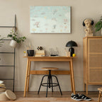 Subdued Hot Air Balloons Sky Canvas Print