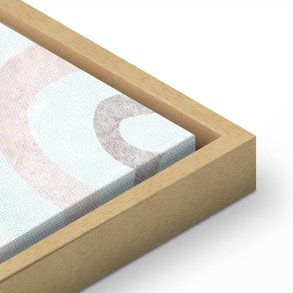 Canvas Print Sky with Balloons, Subdued Colors