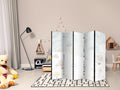 Pastel Hot Air Balloons Sky 5-Panel Room Divider
