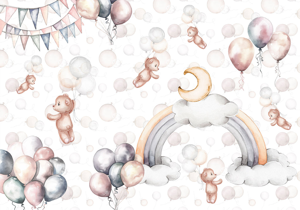 Wall Mural Bears in the Sky