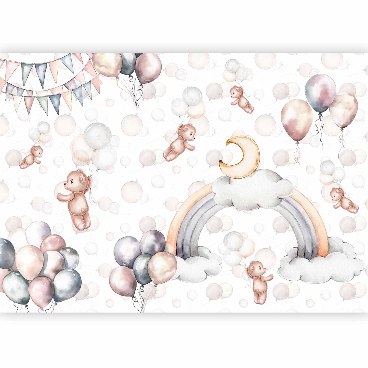 Wall Mural Bears in the Sky