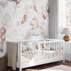 Bears in the Sky Kids Wall Mural