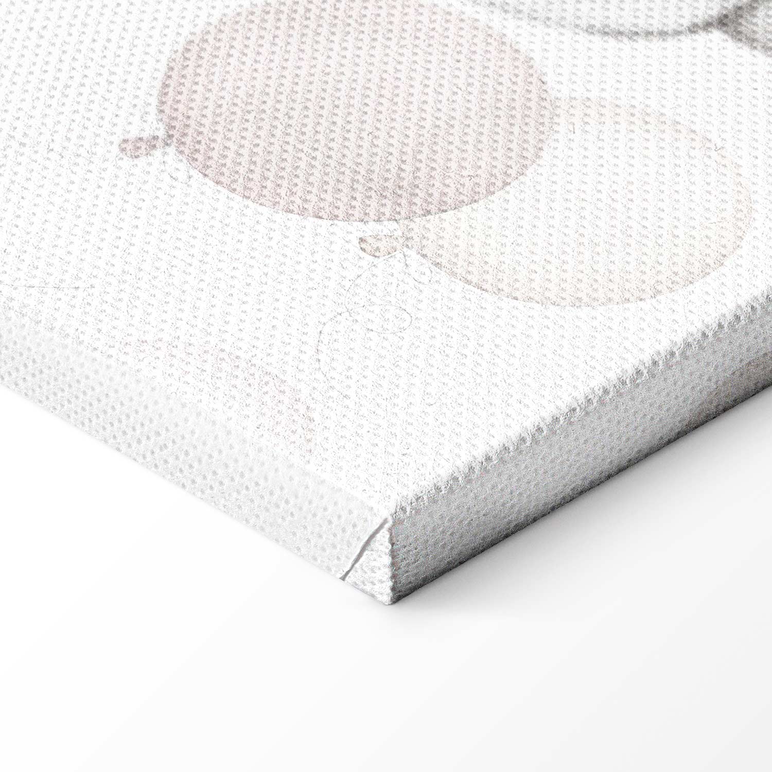 Flying Toy Bears Pastel Balloon Canvas Print