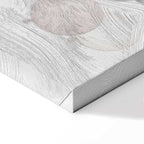 Flying Toy Bears Pastel Balloon Canvas Print