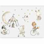 Wall Mural for Children - Animals (Watercolour)