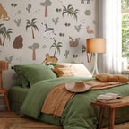 African Animals Composition Children's Wall Mural