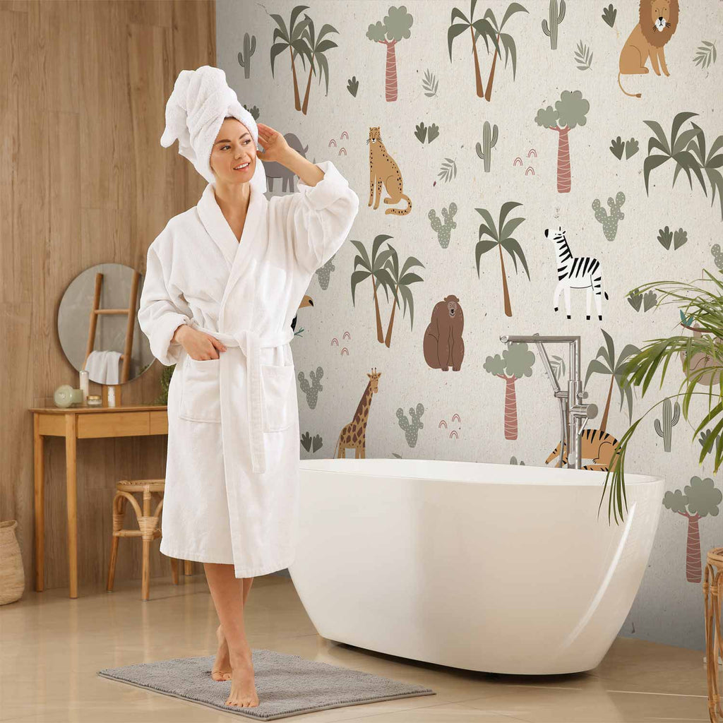 African Animals Composition Children's Wall Mural