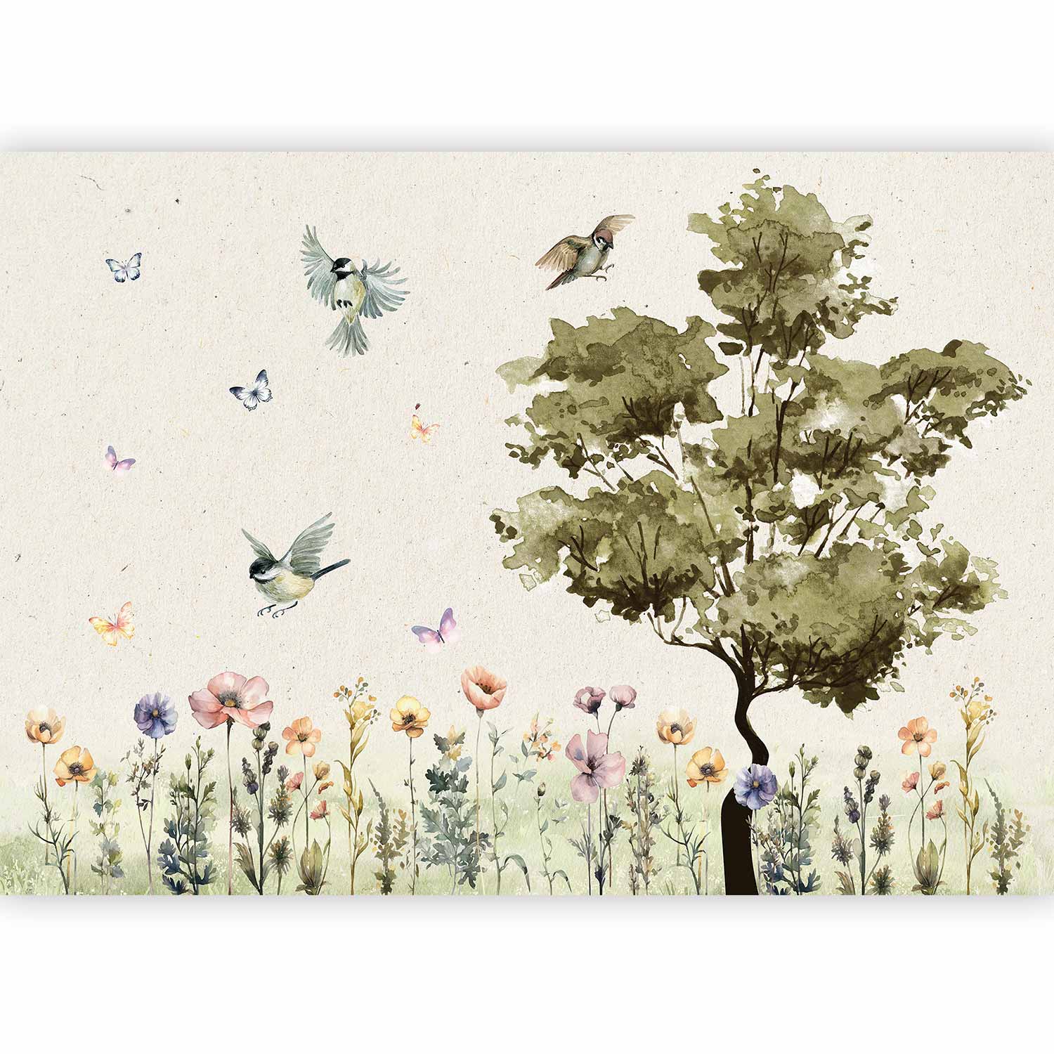 Wall Mural Spring Meadow for Children