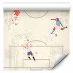 Wallpaper Soccer Game Illustration