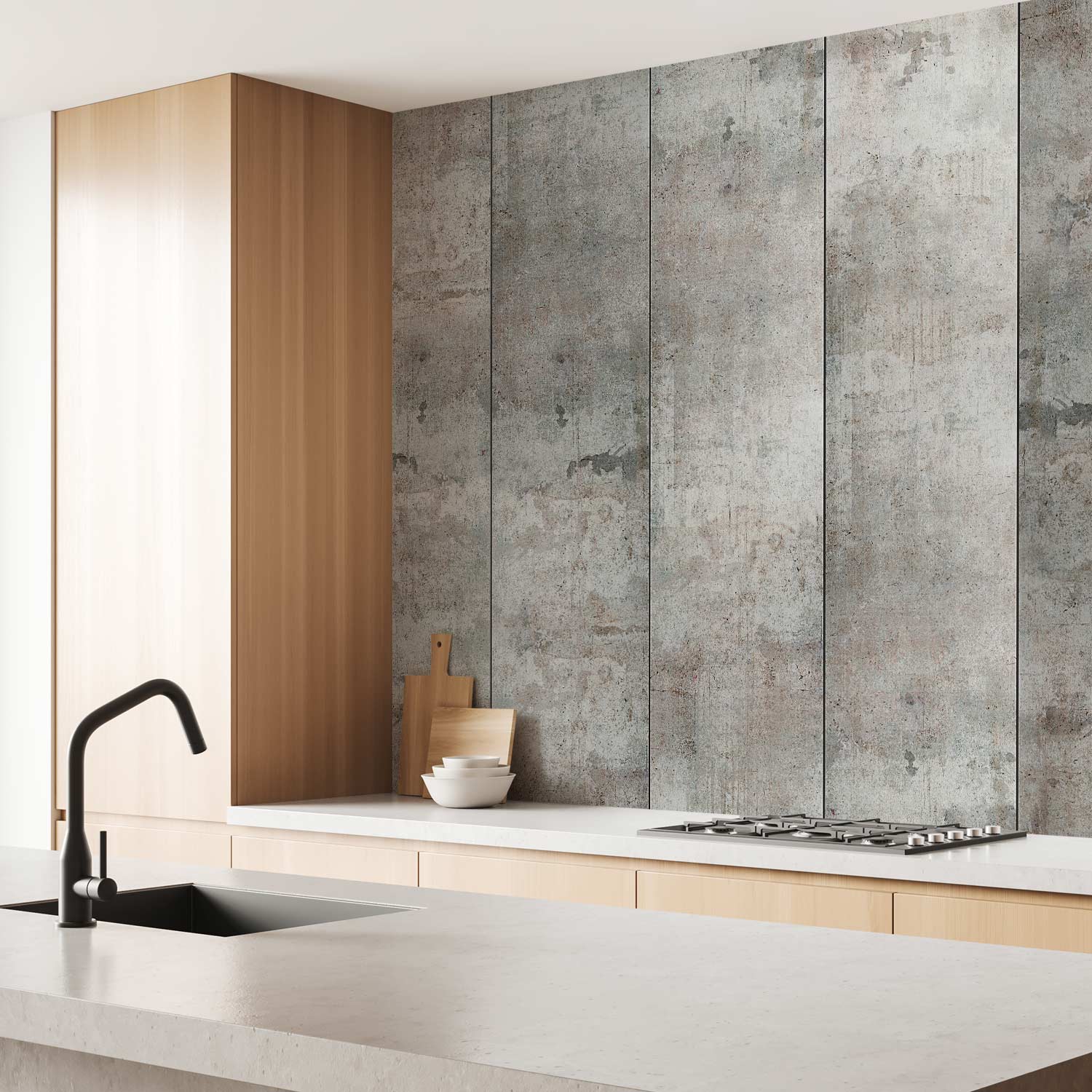 Gray Pigeon Pattern Wallpaper