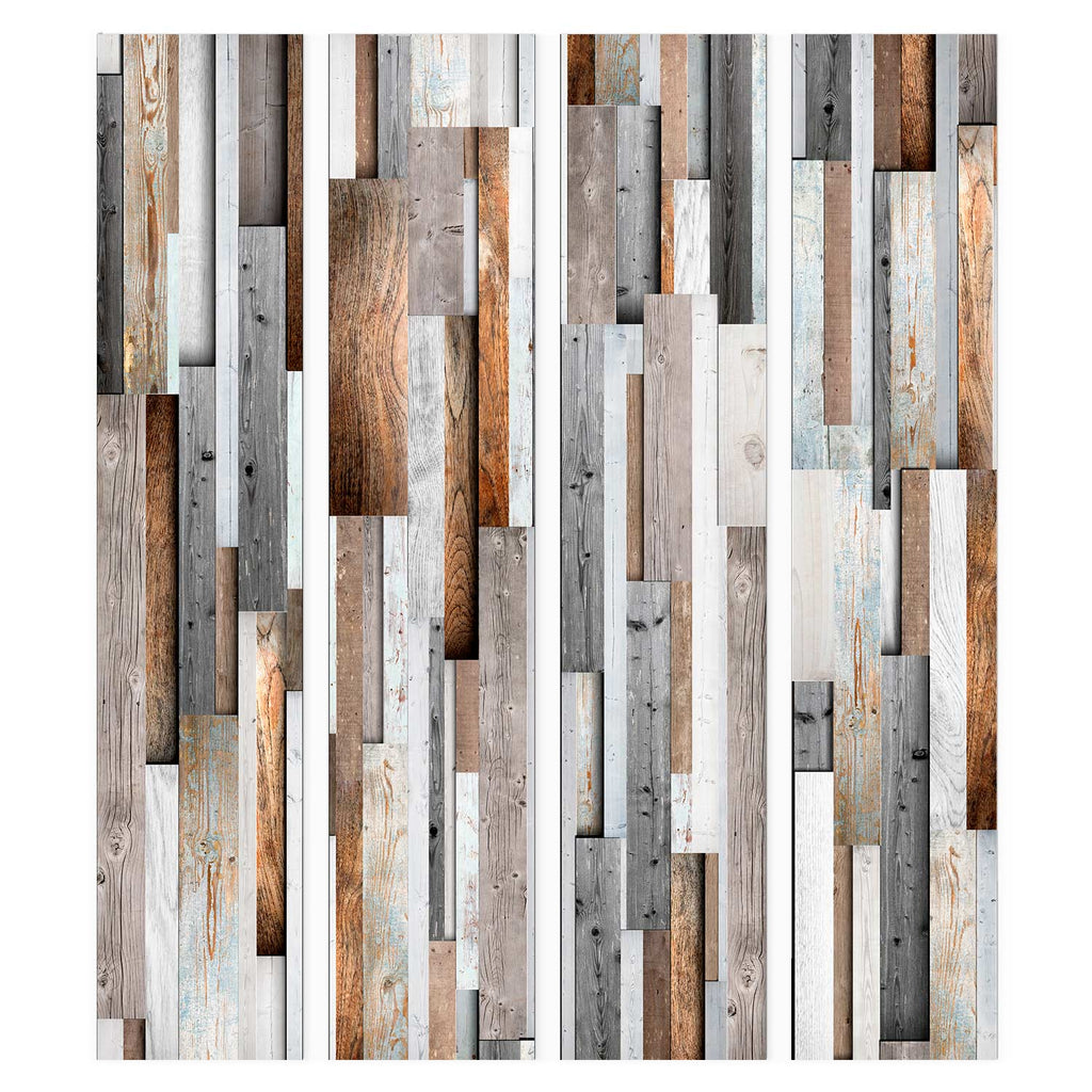 Natural Wood Grain Rustic Wallpaper