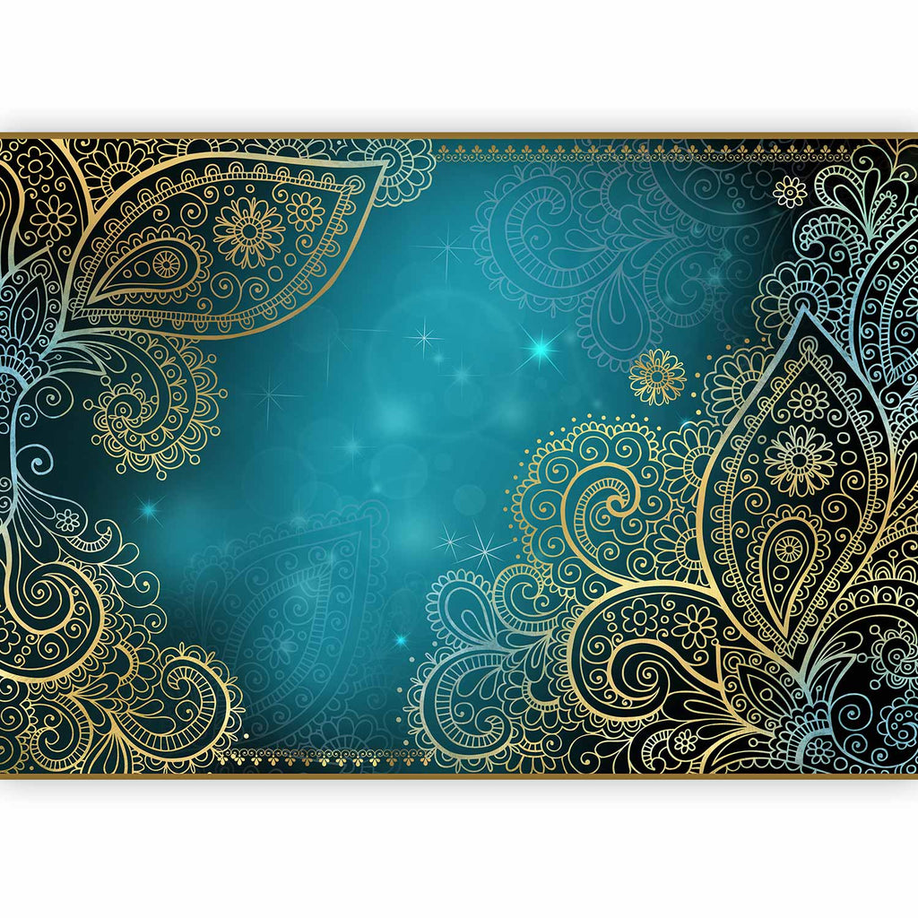 Oriental Wings Baroque Pattern Wall Mural