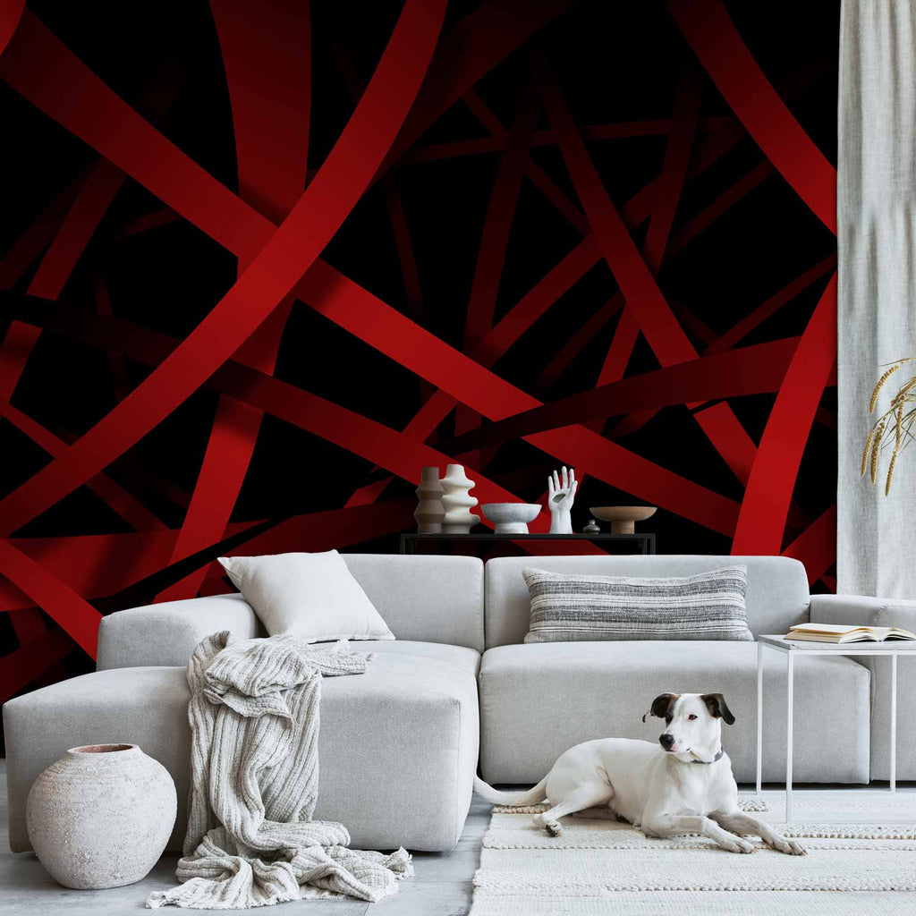 Abstract Dark Gradient Wall Mural