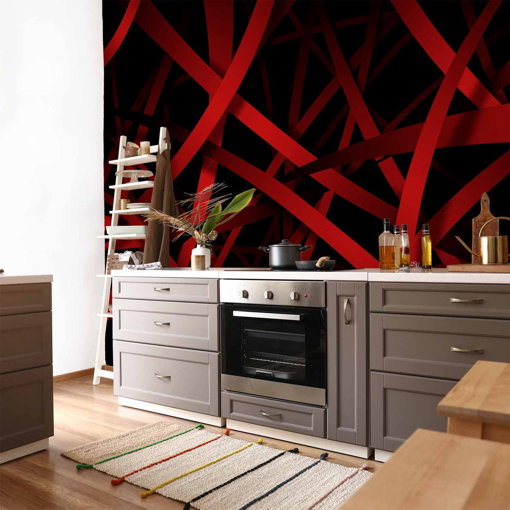 Abstract Dark Gradient Wall Mural