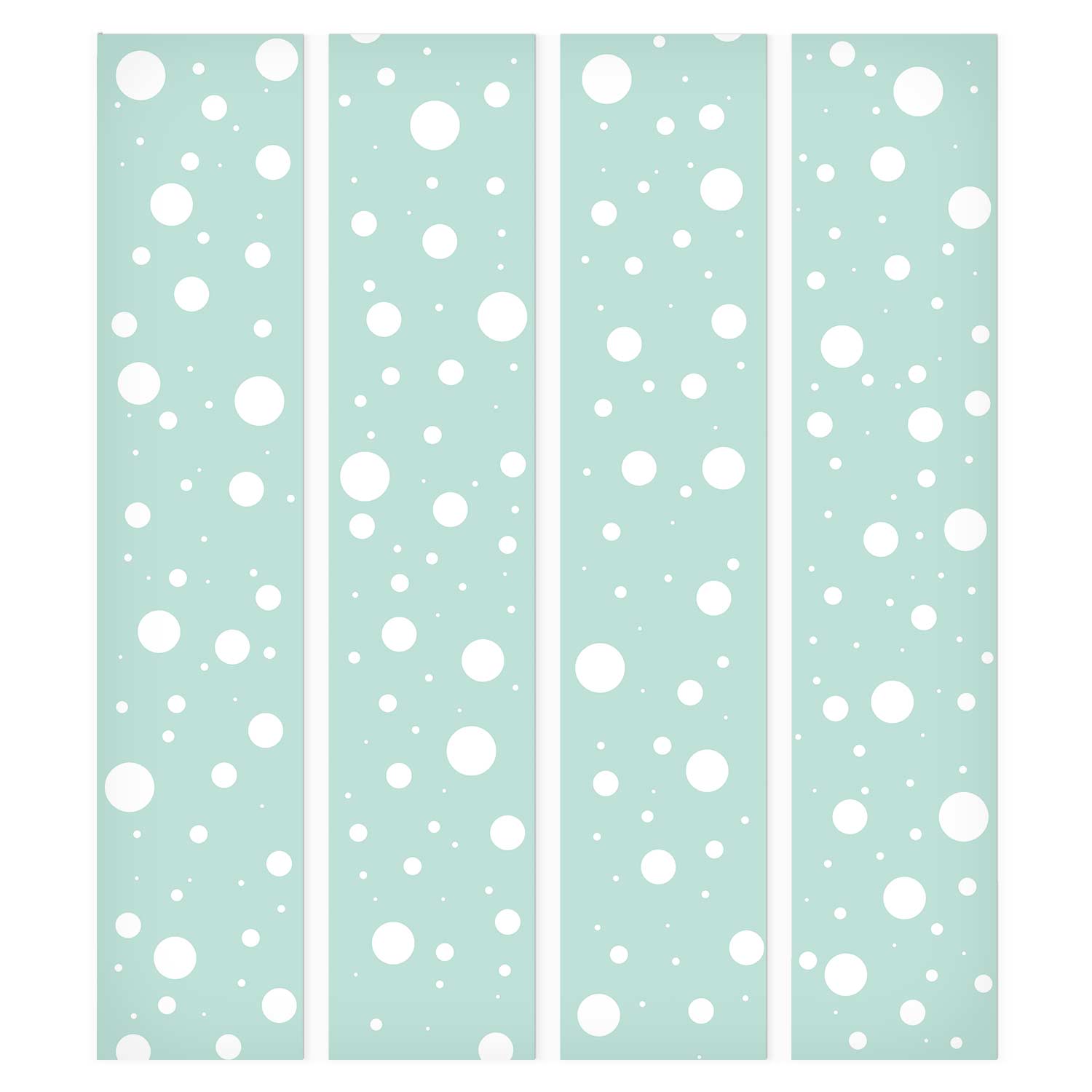 Mint Polka Dot Fantasy Wallpaper