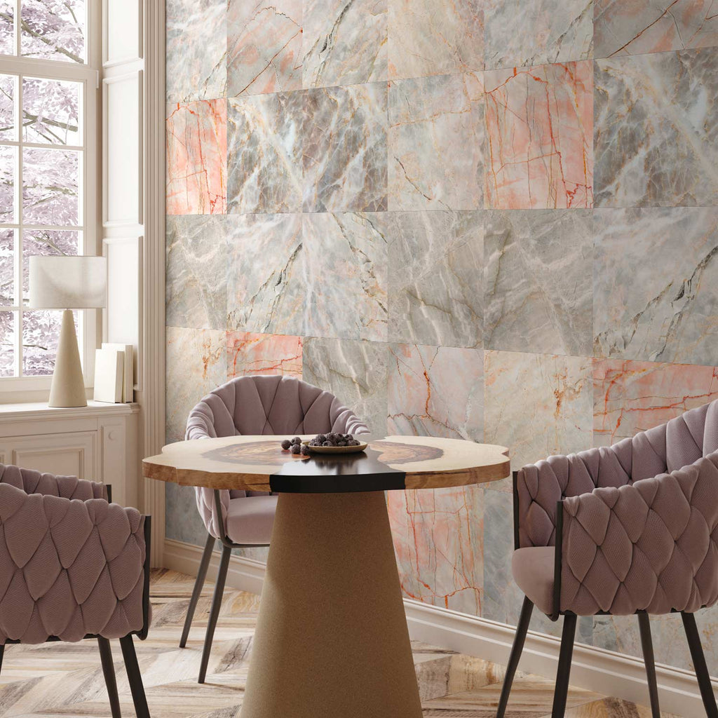 Marble Puzzle Stone Pattern Wallpaper