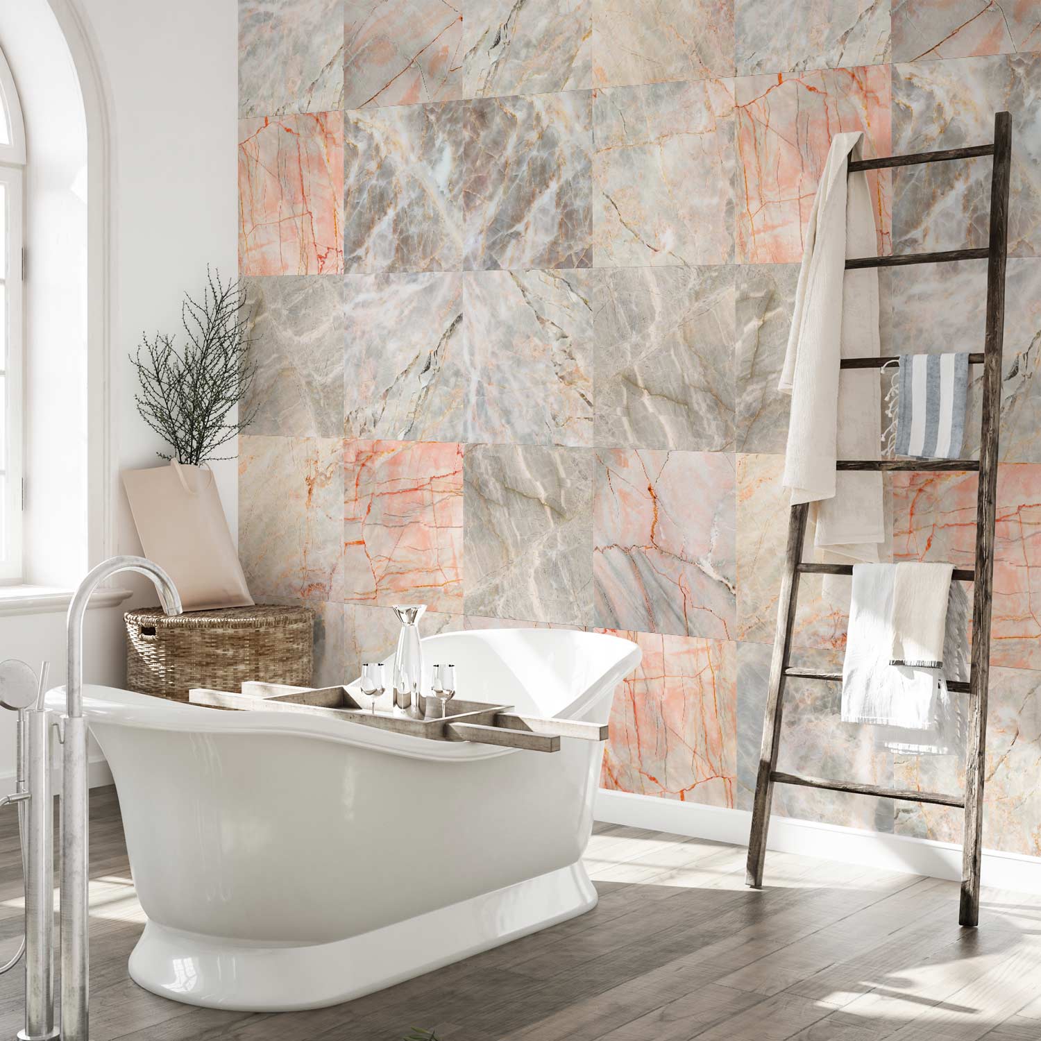 Marble Puzzle Stone Pattern Wallpaper