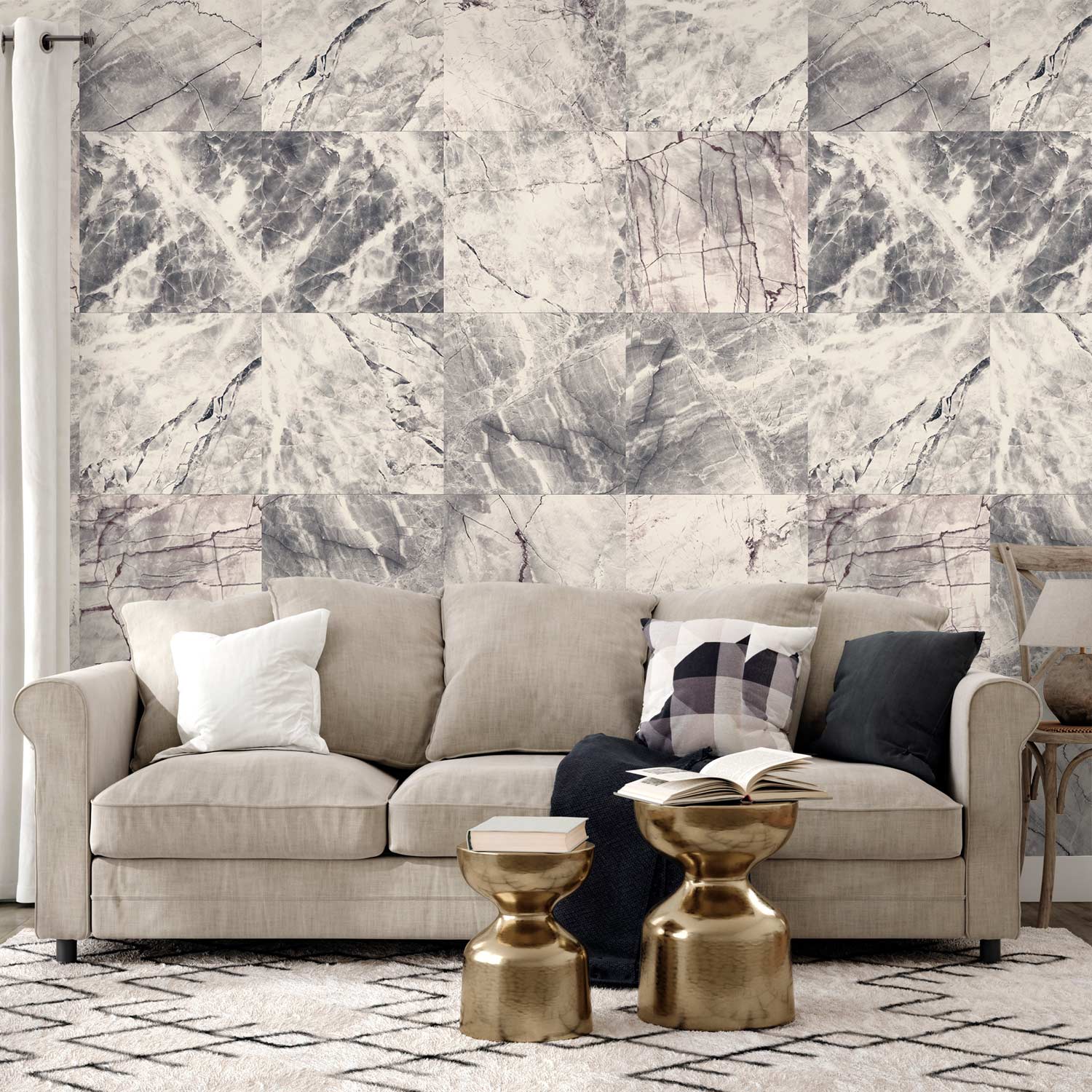 Cold Marble Stone Texture Wallpaper