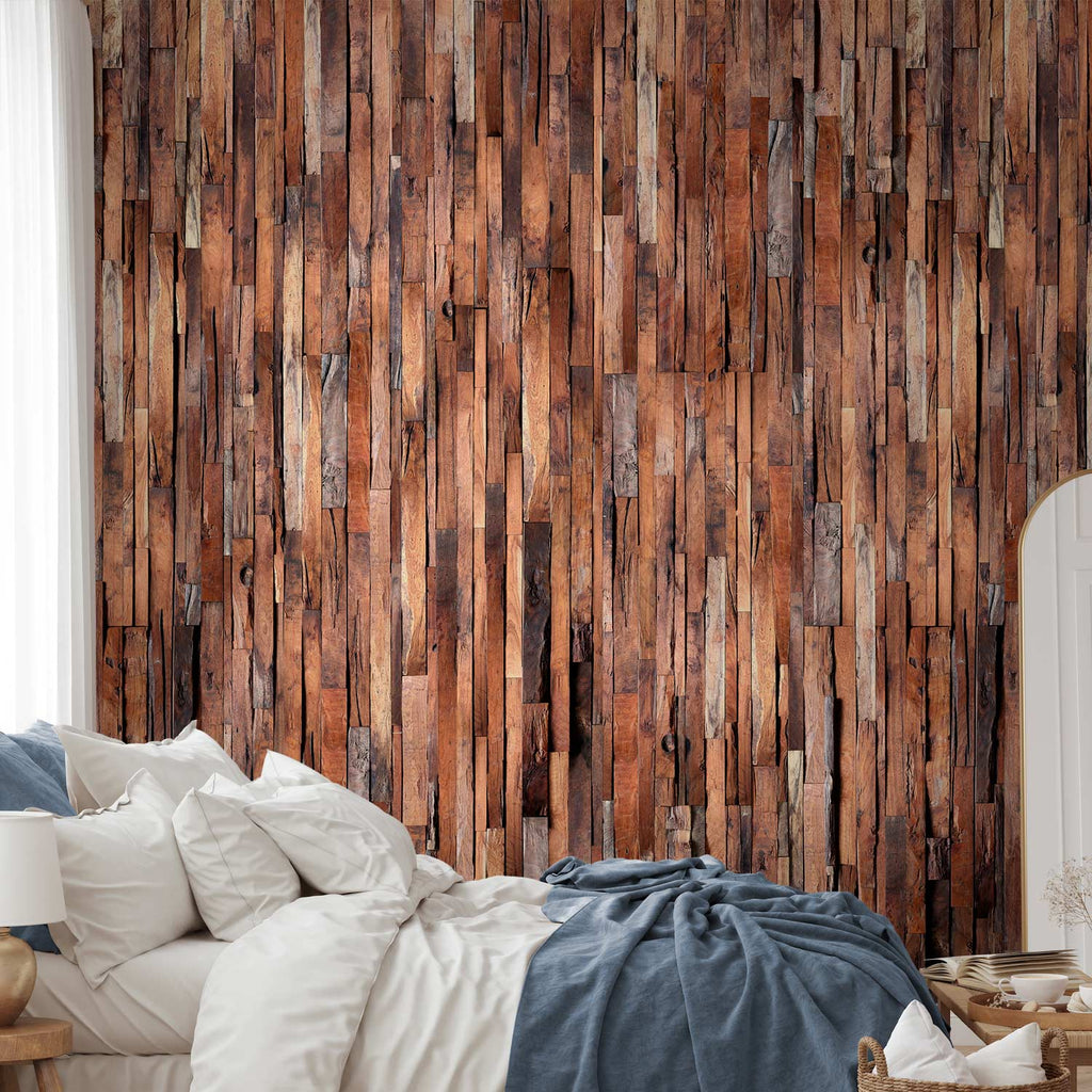 Natural Wood Texture Rustic Wallpaper