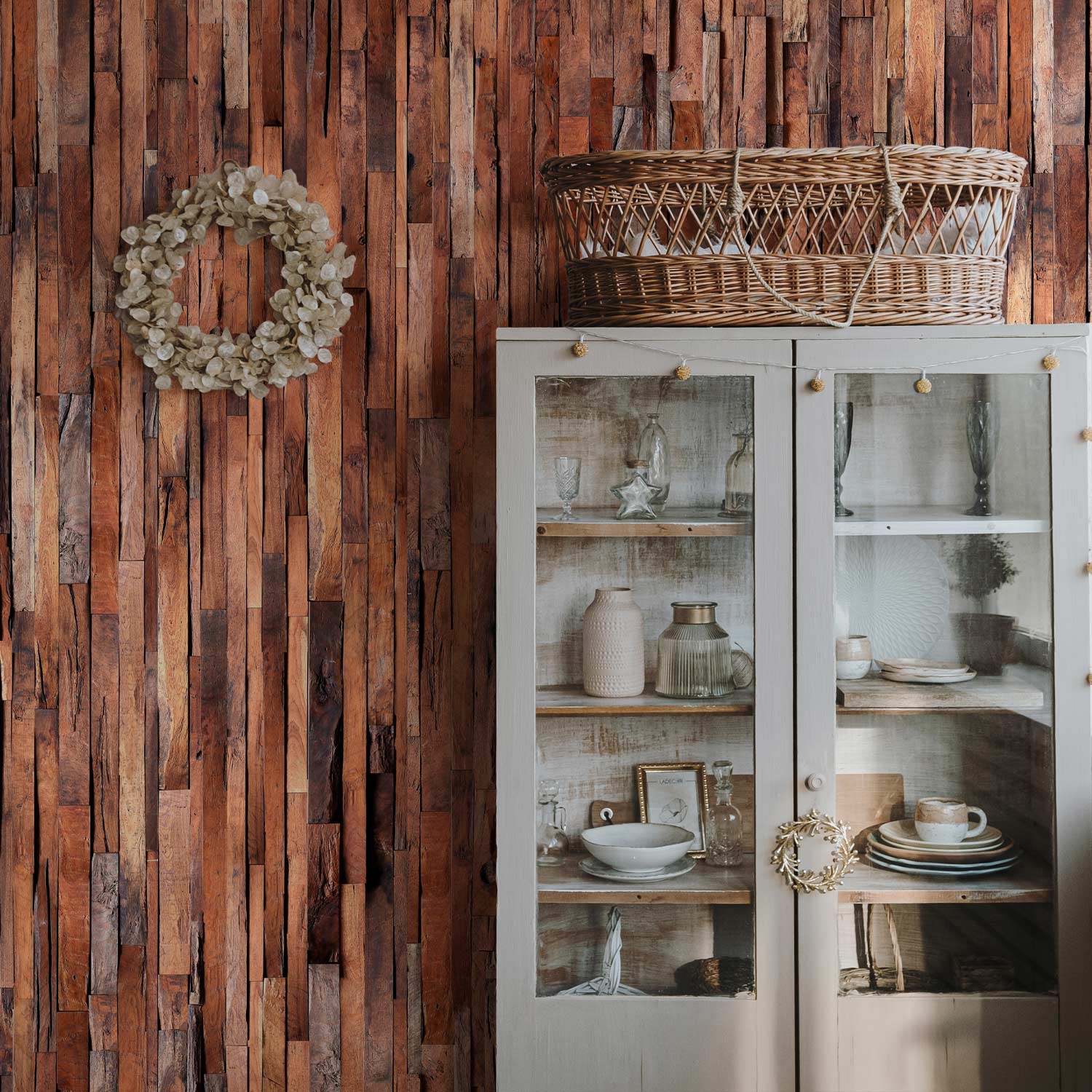 Natural Wood Texture Rustic Wallpaper