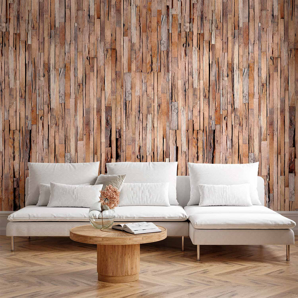 Natural Wood Grain Calm Wallpaper