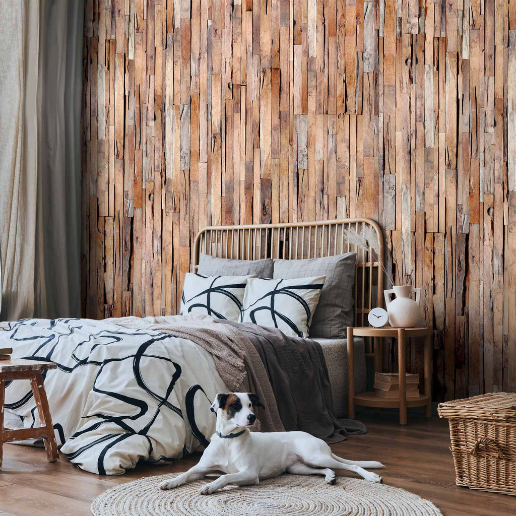Natural Wood Grain Calm Wallpaper