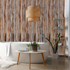 Natural Wood Grain Calm Wallpaper