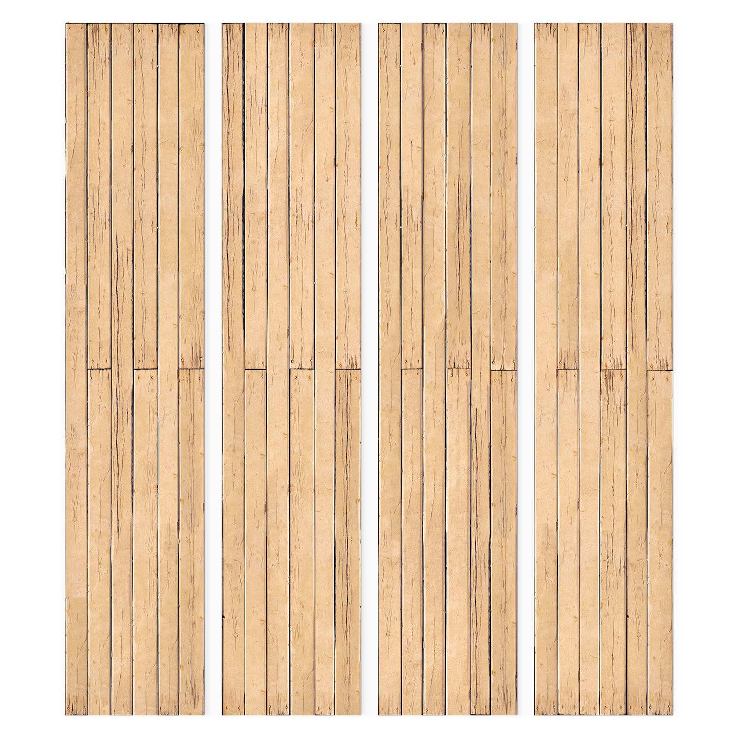 Bahama Yellow Wood Pattern Wallpaper