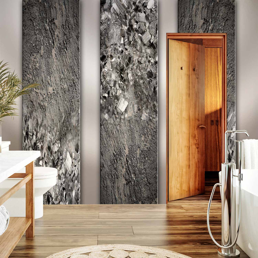Black Diamond Stone Texture Wall Mural