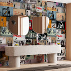 Banksy Street Art Collage Wallpaper
