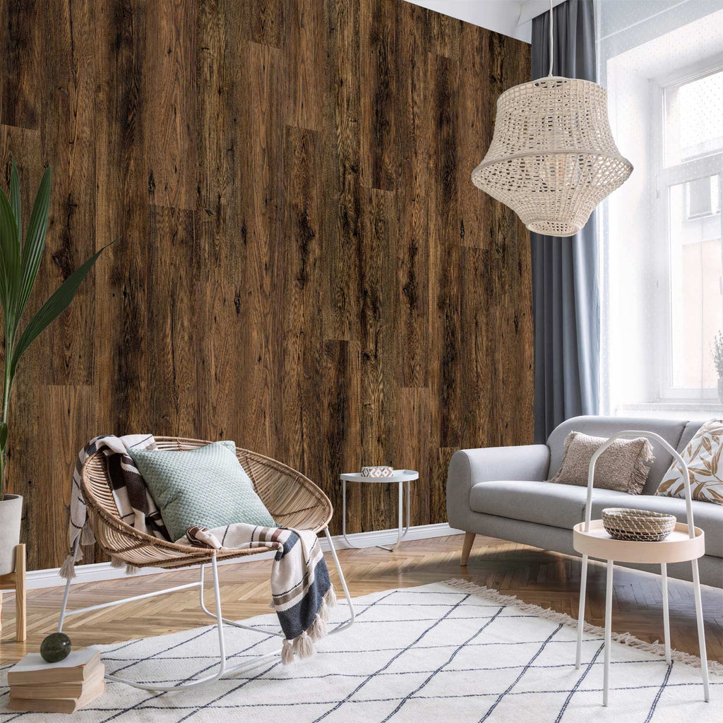 Wood Grain Rustic Wallpaper