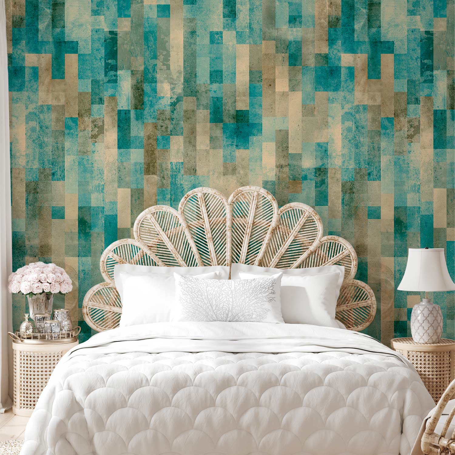 Abstract January Morning Modern Wallpaper