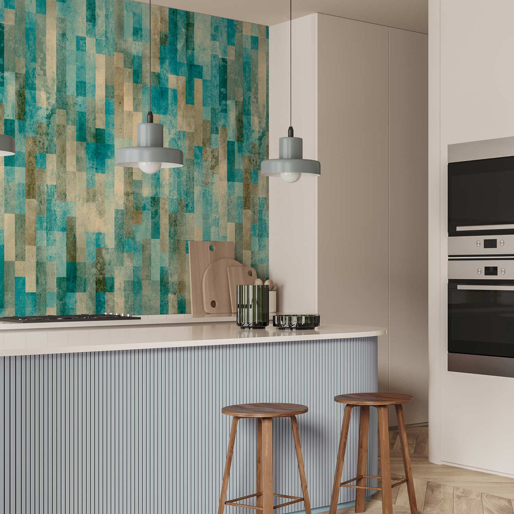 Abstract January Morning Modern Wallpaper