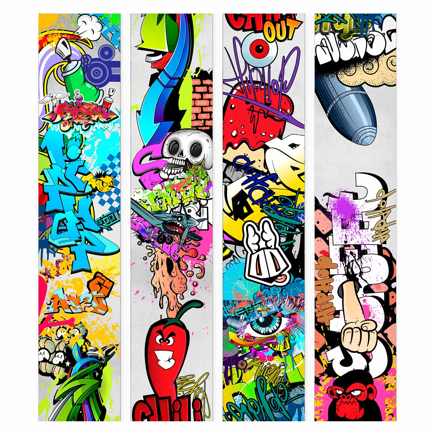 Graffiti Watchful Eyes Urban Wallpaper